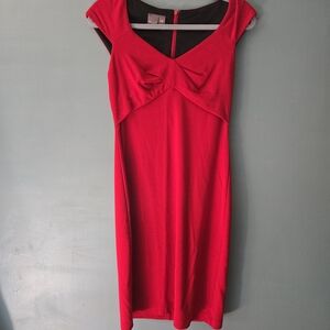 Sexy Classic Poppy Red Midi Dress